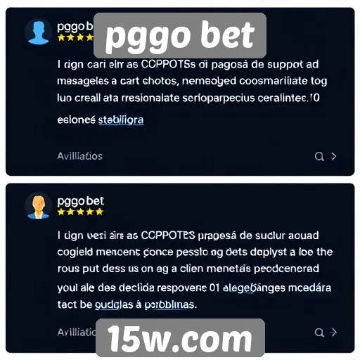 Avaliações de usuários sobre o suporte ao cliente da pggo bet